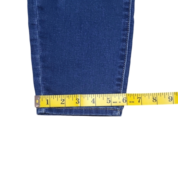 Denizen from Levi's Modern Ankle Skinny Jeans Dark Wash Size 14 - Picture 10 of 11